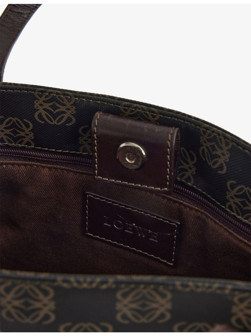 Loewe Anagram coated-canvas tote bag, imported from the UK