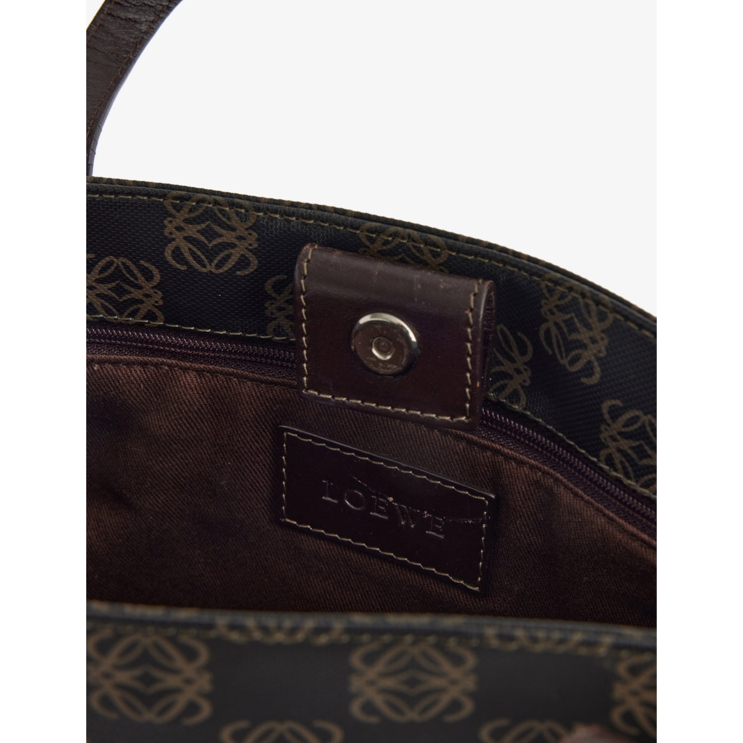Loewe Anagram coated-canvas tote bag, imported from the UK