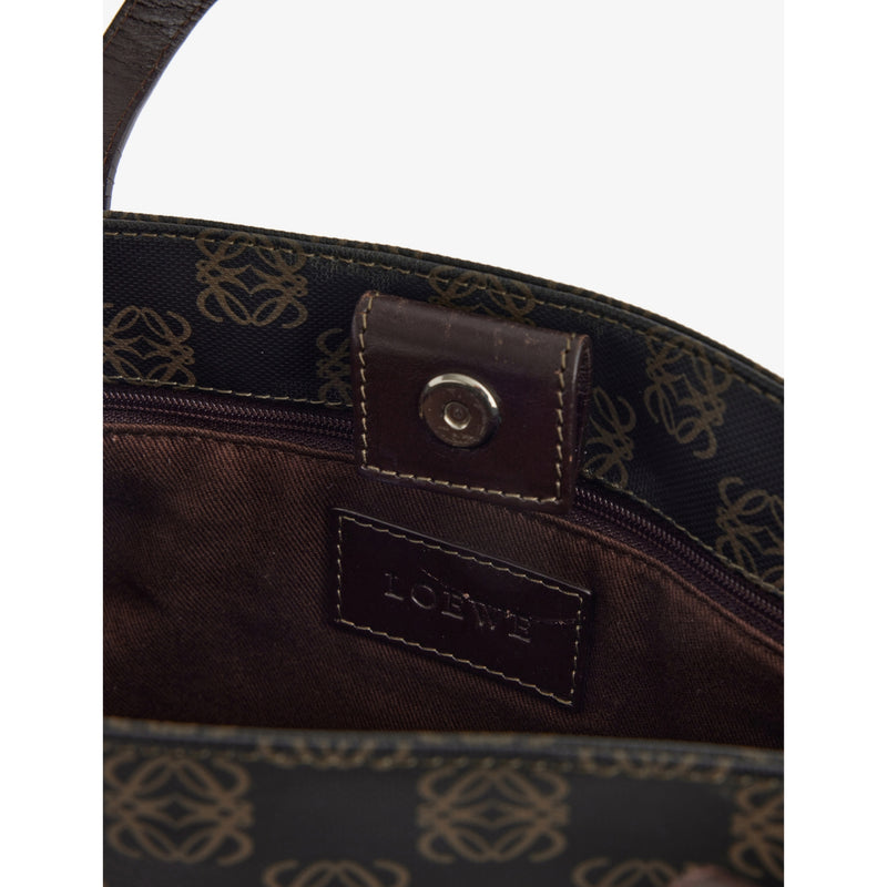 Loewe Anagram coated-canvas tote bag, imported from the UK