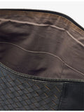Bottega Veneta bicolor intrecciato leather briefcase, imported from the UK