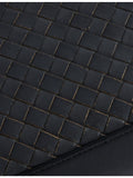 Bottega Veneta bicolor intrecciato leather briefcase, imported from the UK