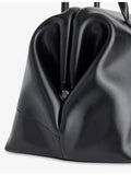 Club leather shoulder bag with structured shape, imported from the UK