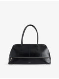 Club leather shoulder bag with structured shape, imported from the UK