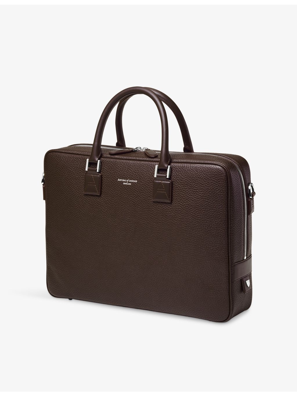 Aspinal of London Mount Street leather travel bag - British product
