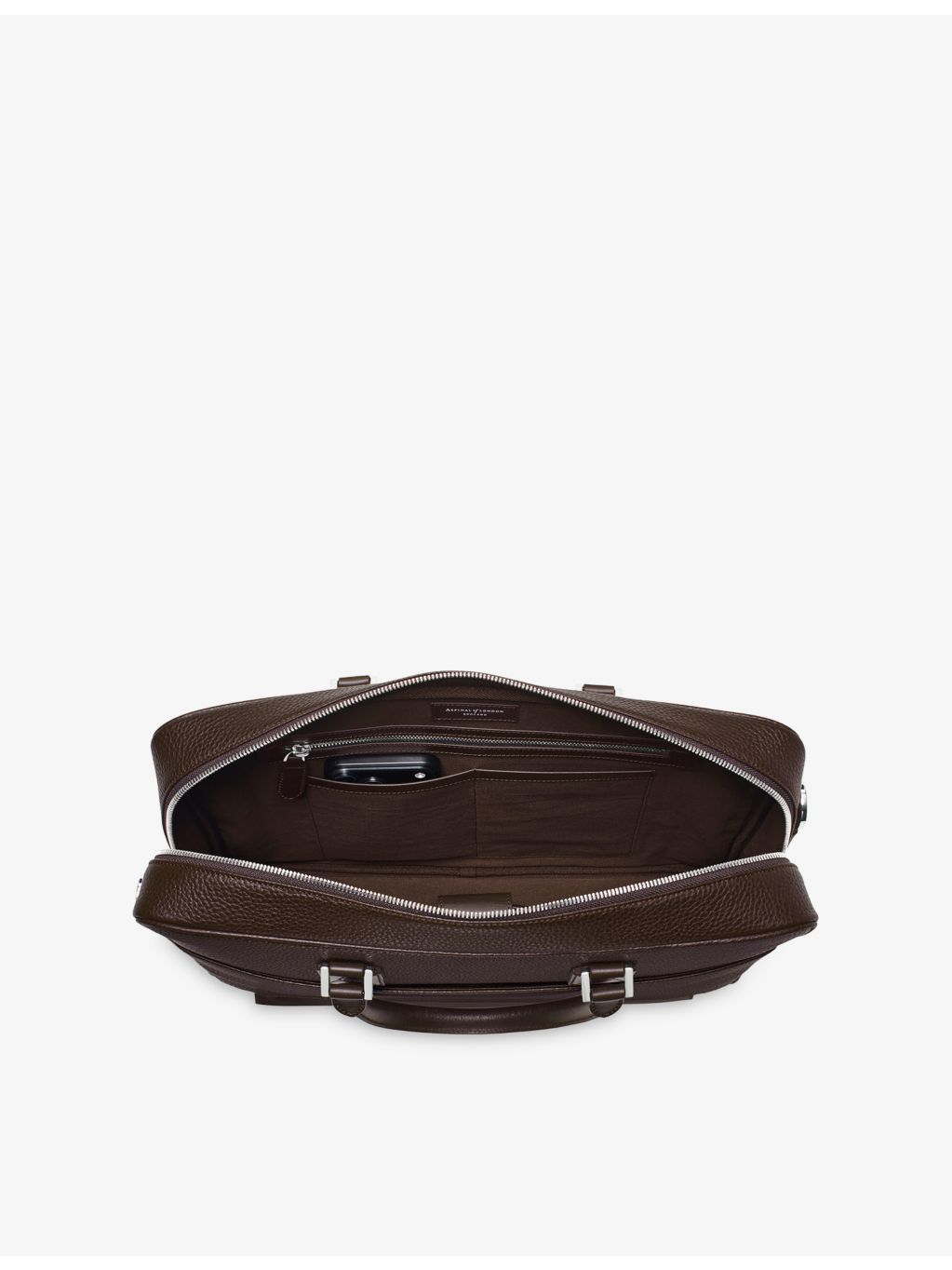 Aspinal of London Mount Street leather travel bag - British product
