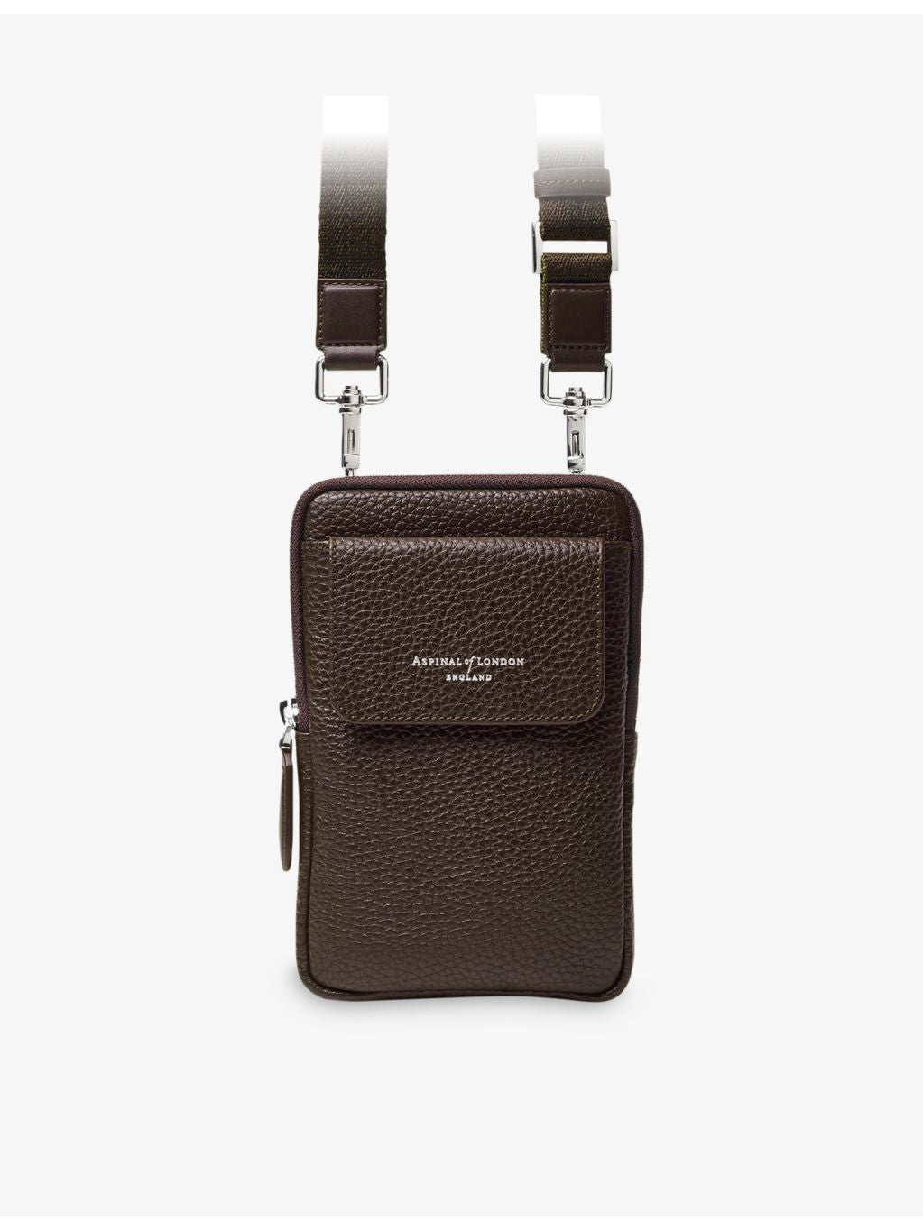 Aspinal of London Reporter leather phone case, imported from the UK
