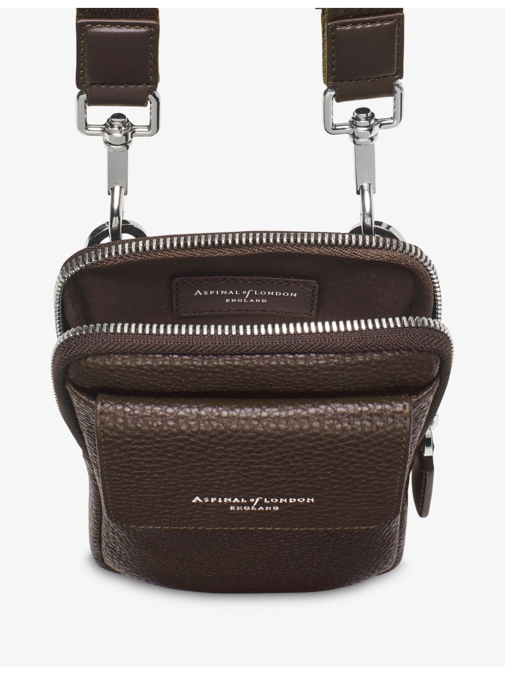 Aspinal of London Reporter leather phone case, imported from the UK