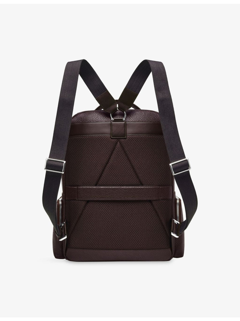 Aspinal of London leather backpack, pebbled finish, imported from the UK