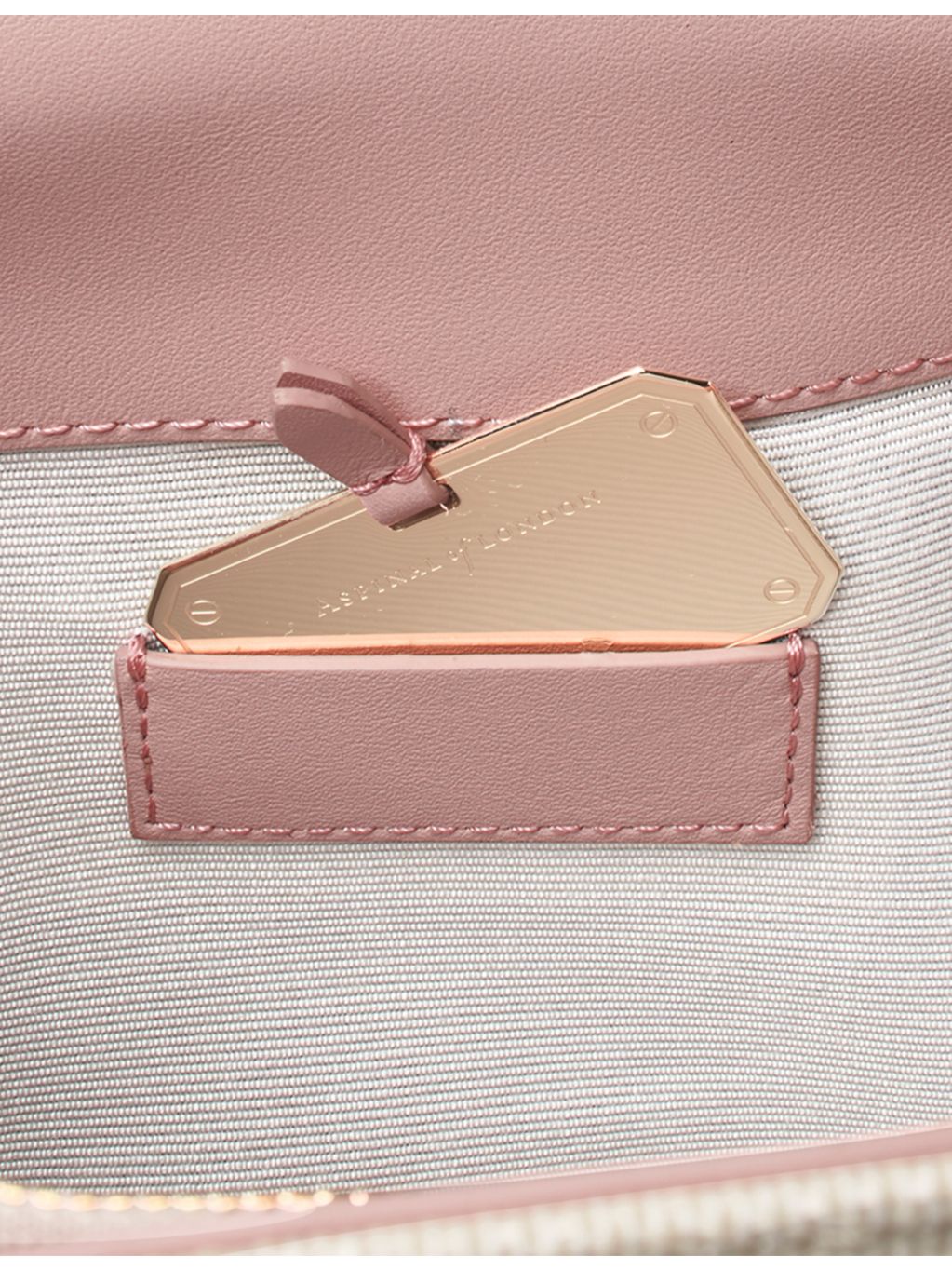 Aspinal of London Mayfair embroidered raffia midi bag (British brand)