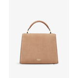 Aspinal of London Mayfair Midi suede top-handle bag, British product