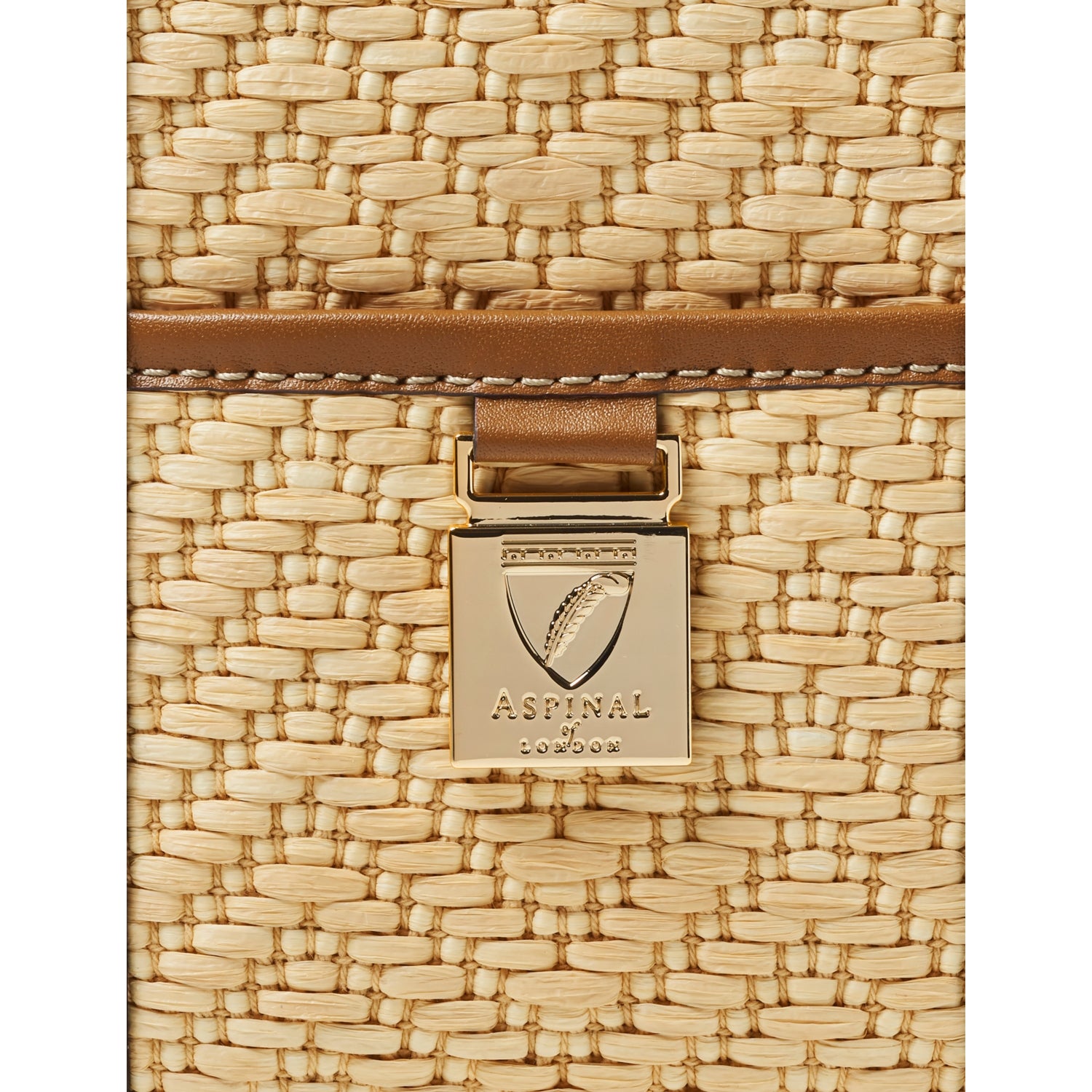 Aspinal of London Henley woven leather tote bag, UK version