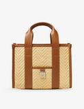 Aspinal of London Henley woven leather tote bag, UK version