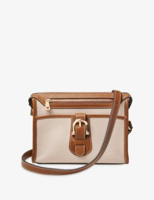 Aspinal of London small leather satchel cross-body bag, UK version