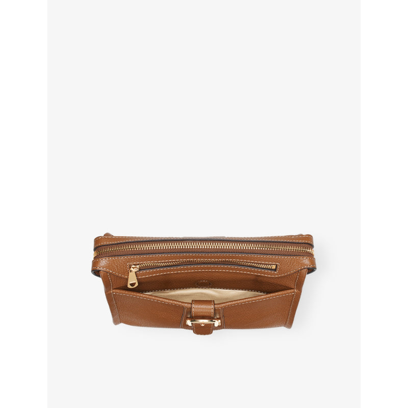 Aspinal of London small leather satchel cross-body bag, UK version