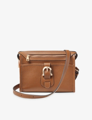 Aspinal of London small leather satchel cross-body bag, UK version
