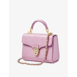 Aspinal of London Mayfair patent-leather top-handle bag - British product