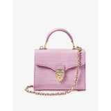 Mayfair Patent-Leather Top-Handle Bag - BUTTERMILK