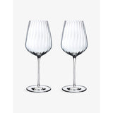 NUDE red wine glasses set of two, UK version