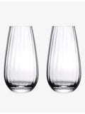 NUDE long drink glasses set of two 14.7cm, imported from the UK