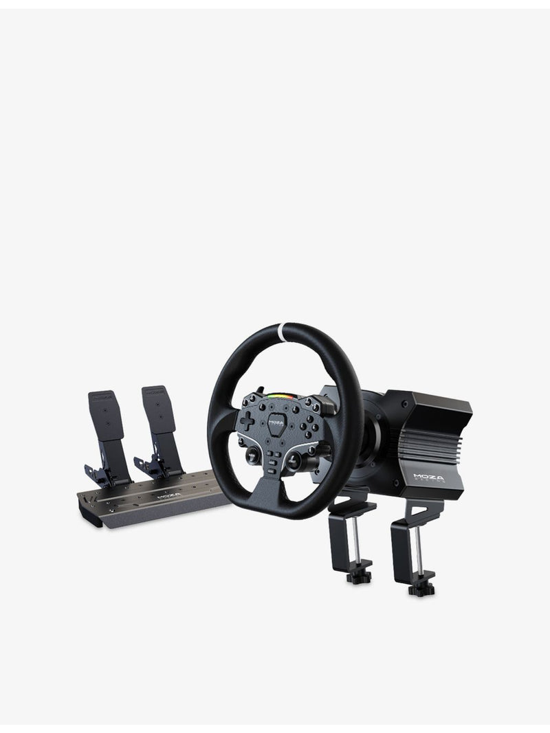 Moza R5 direct drive racing simulator bundle, UK version