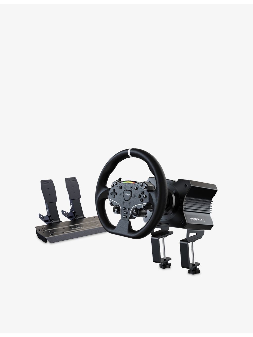 Moza R5 direct drive racing simulator bundle, UK version