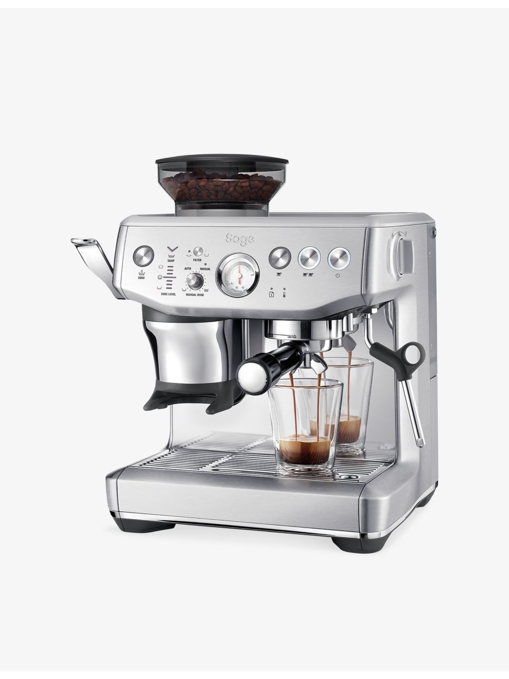 Sage Barista Express Impress espresso machine with grinder - British product