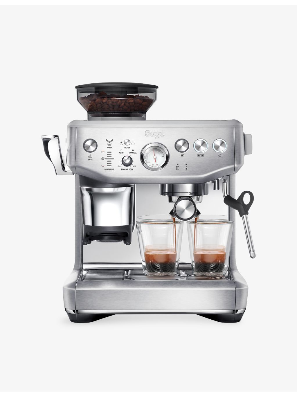 Sage Barista Express Impress espresso machine with grinder - British product