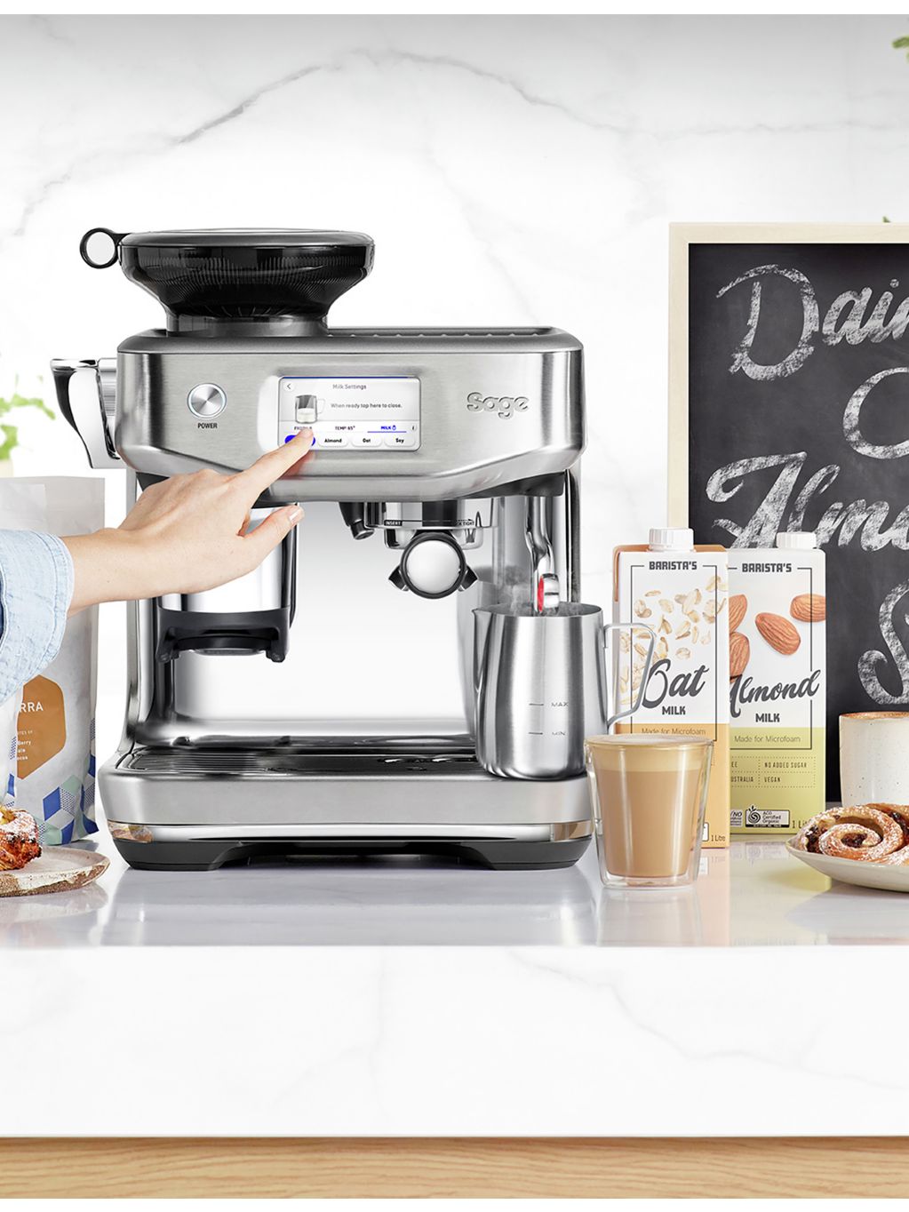 Sage Barista Touch Impress espresso machine - British product