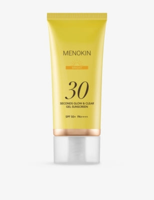 Menokin Bright Glow Clear Gel Sunscreen SPF50+ 50ml - British product