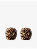 Gohar World cowrie shell napkin rings set of 2 (British brand)