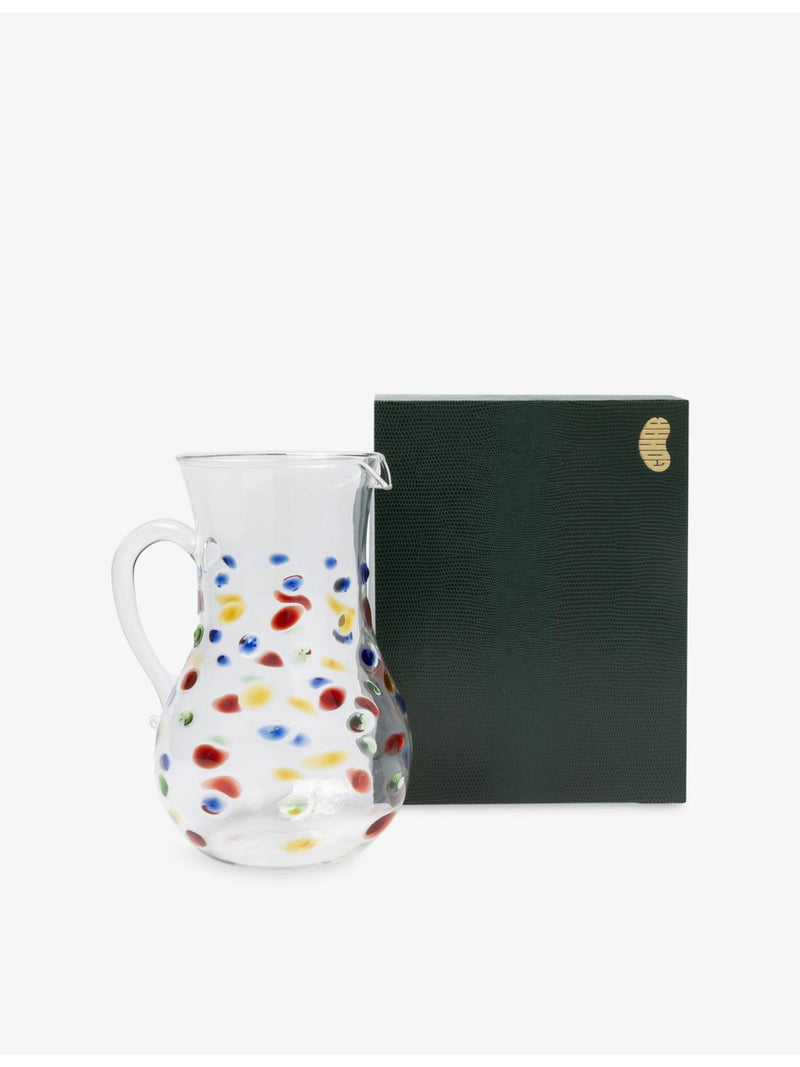 Gohar World printed Egyptian glass jug 1000ml, imported from the UK