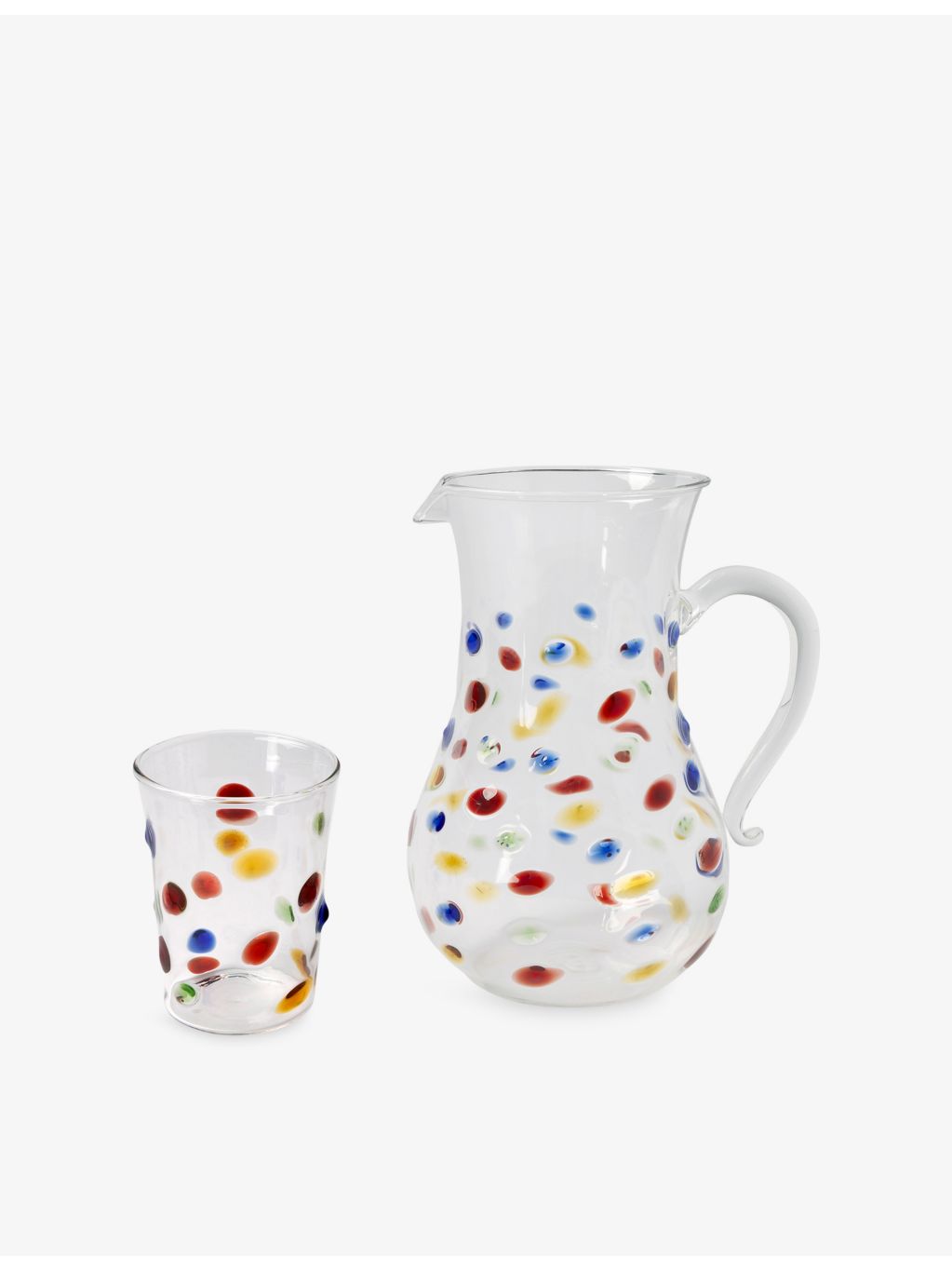 Gohar World printed Egyptian glass jug 1000ml, imported from the UK