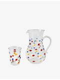 Gohar World printed Egyptian glass jug 1000ml, imported from the UK