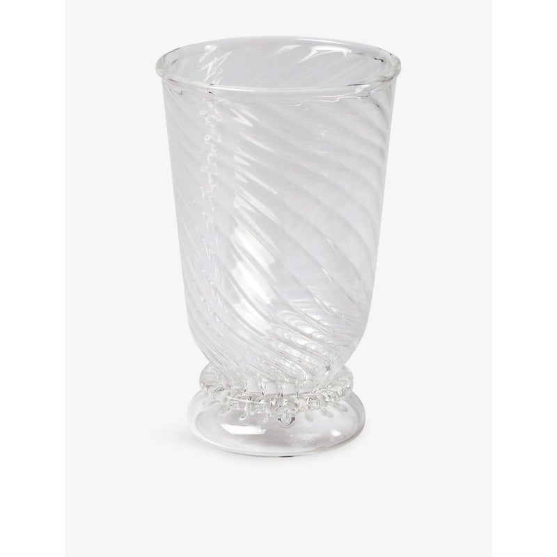 Gohar World spiral glasses set of 2 mouth-blown glass - British product