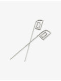 Gohar World silver-plated cocktail picks set of two (British brand)
