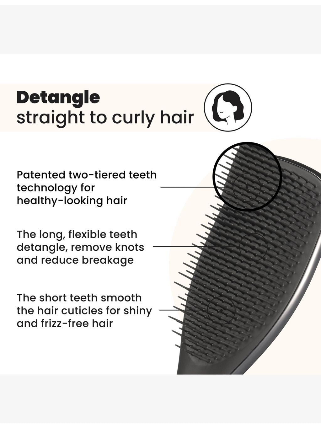 Tangle Teezer Ultimate Detangler hairbrush 90g, UK version