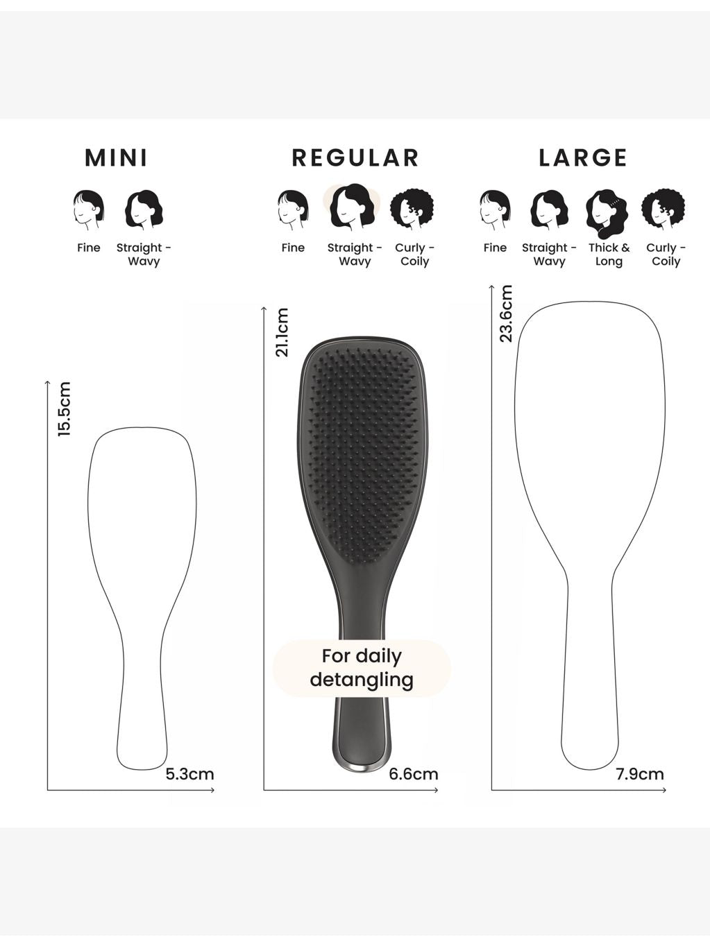 Tangle Teezer Ultimate Detangler hairbrush 90g, UK version