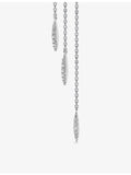 Yoko London pearl diamond earrings in 18ct white gold (British brand)