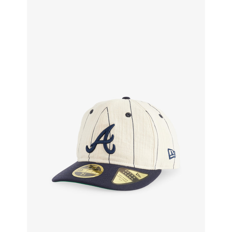 59FIFTY Atlanta Braves MLB Cotton Baseball Cap - 7 1/8