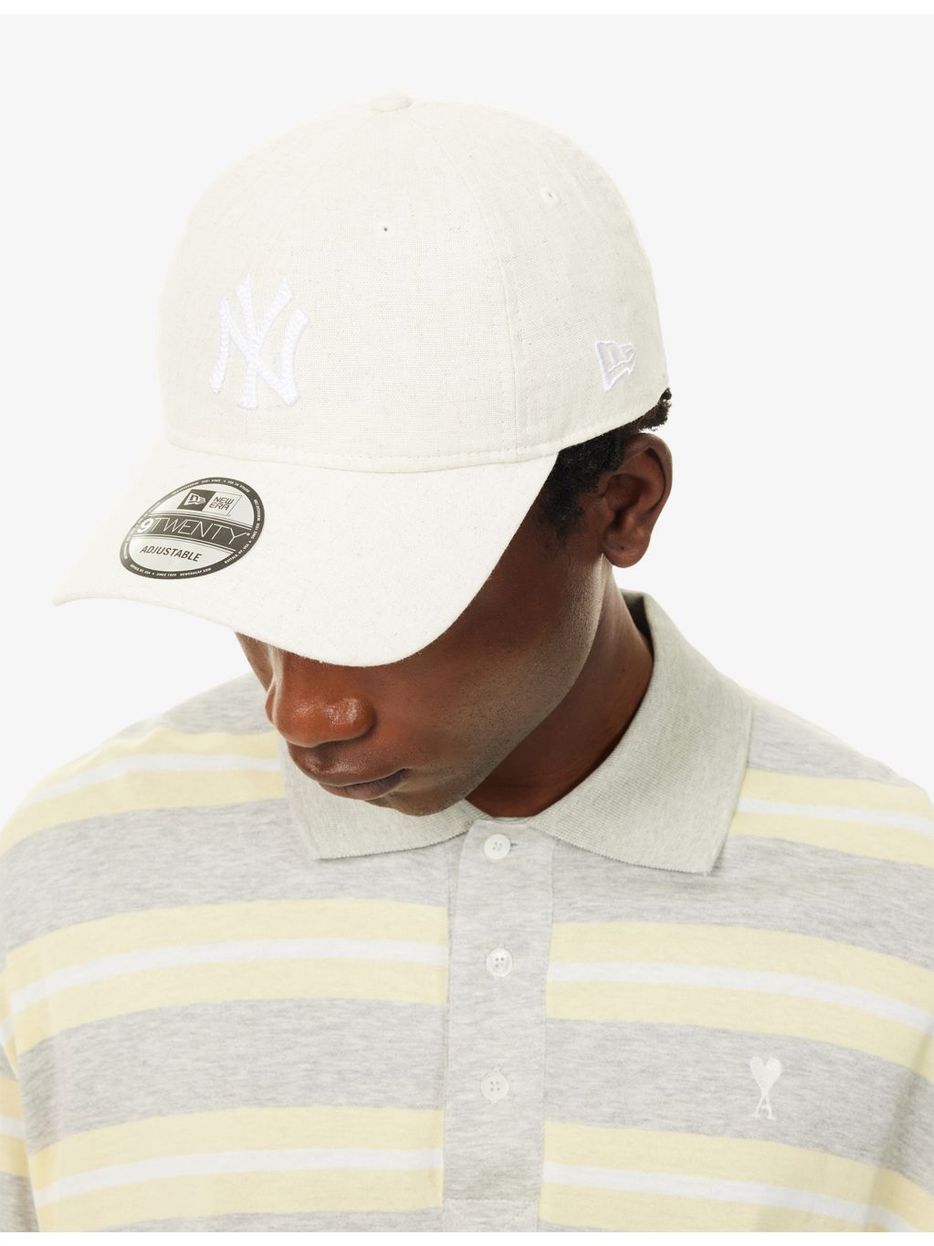 New Era 9TWENTY New York Yankees woven cap, imported from the UK
