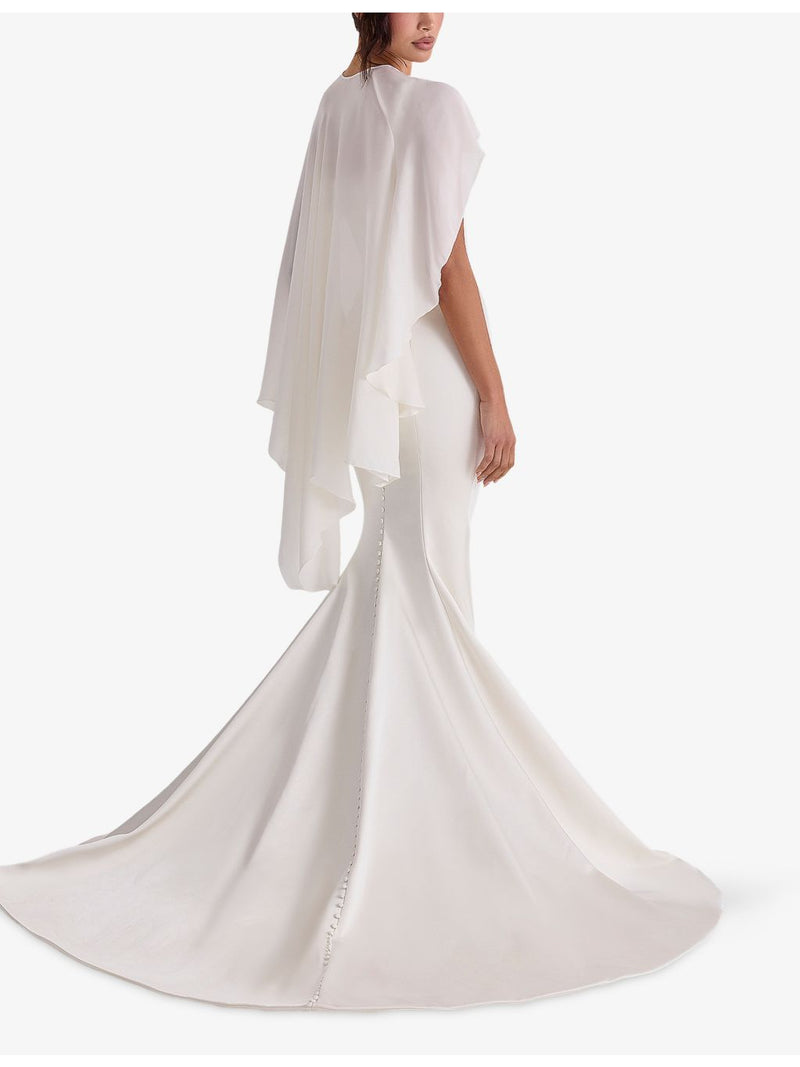 House of CB asymmetric silk shawl, imported from the UK
