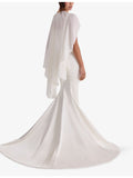 House of CB asymmetric silk shawl, imported from the UK