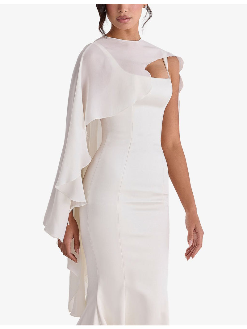 House of CB asymmetric silk shawl, imported from the UK