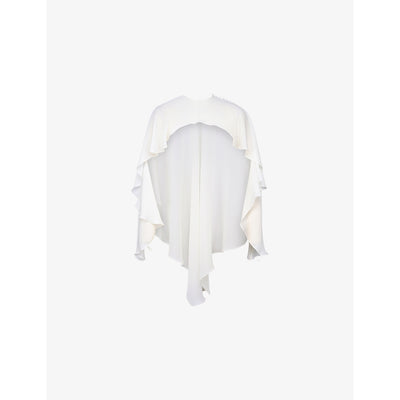 selfridges House of CB Alena Asymmetric Silk Shawl- Buy online at McGrocer