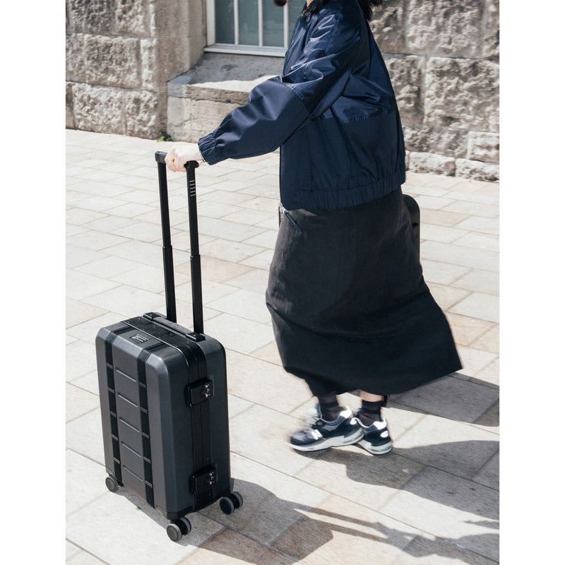 Db Journey Ramverk Pro aluminium carry-on suitcase, imported from the UK