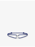 Chaumet 18ct white gold cord bracelet with diamonds, UK version
