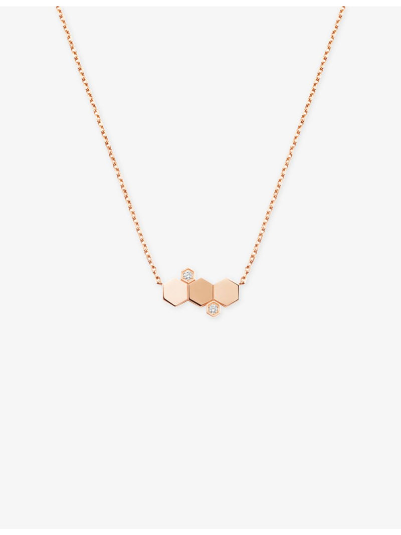 Chaumet Bee de Chaumet pendant necklace 18ct rose gold 40cm, UK version