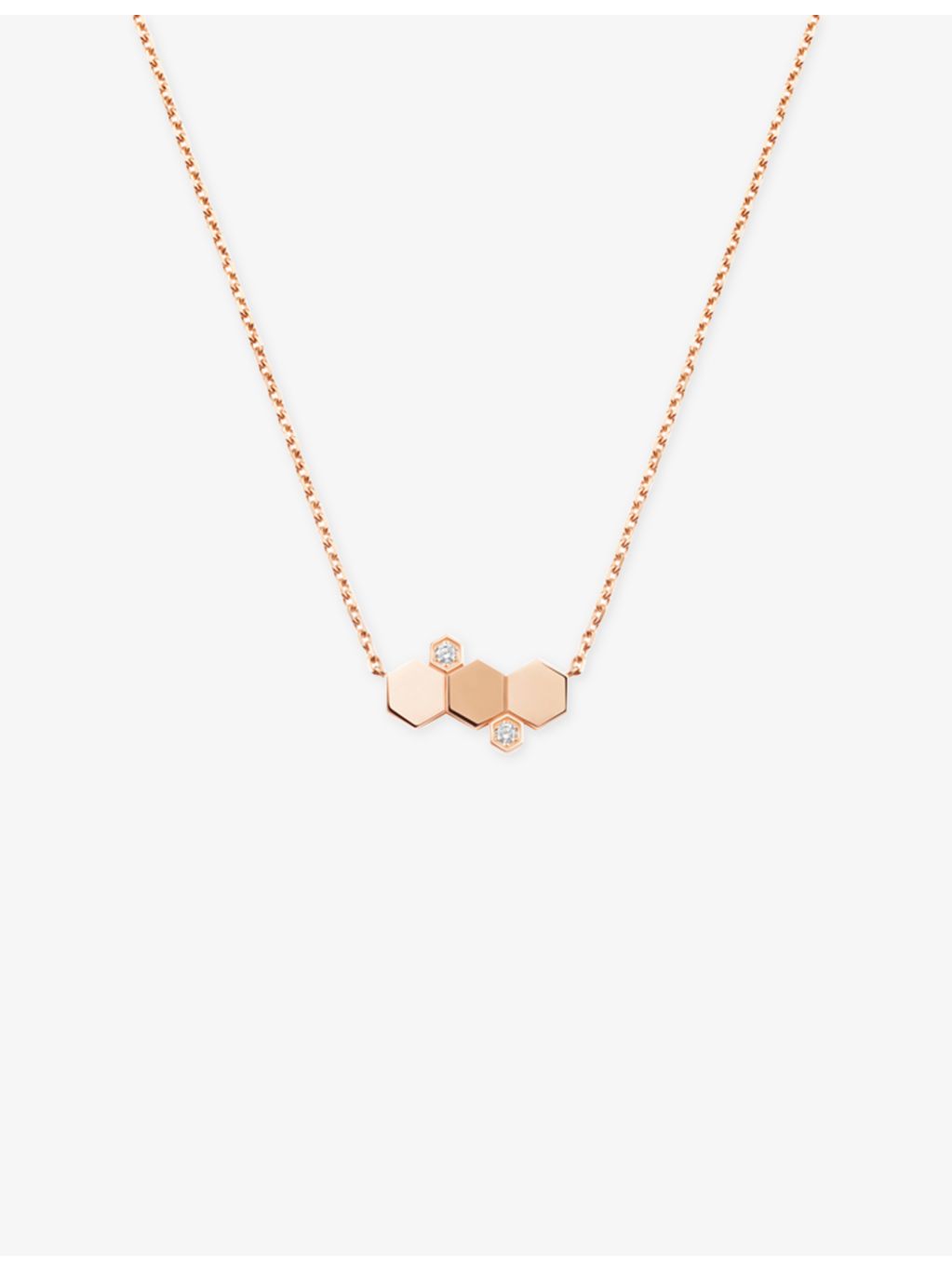 Chaumet Bee de Chaumet pendant necklace 18ct rose gold 40cm, UK version