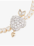 Swarovski Idyllia heart with arrow bracelet 18ct gold - British product