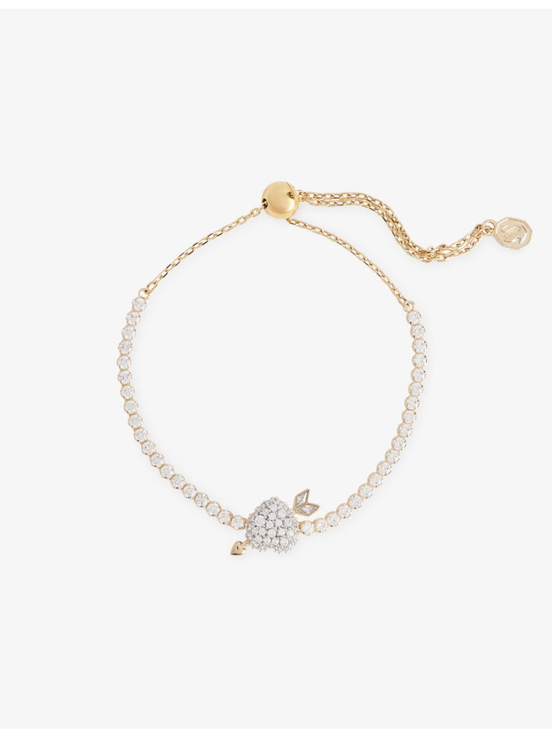 Swarovski Idyllia heart with arrow bracelet 18ct gold - British product